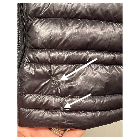 PATAGONIA Ultralight Down Zipper Hoodie Black Jacket - Picture 6 of 6